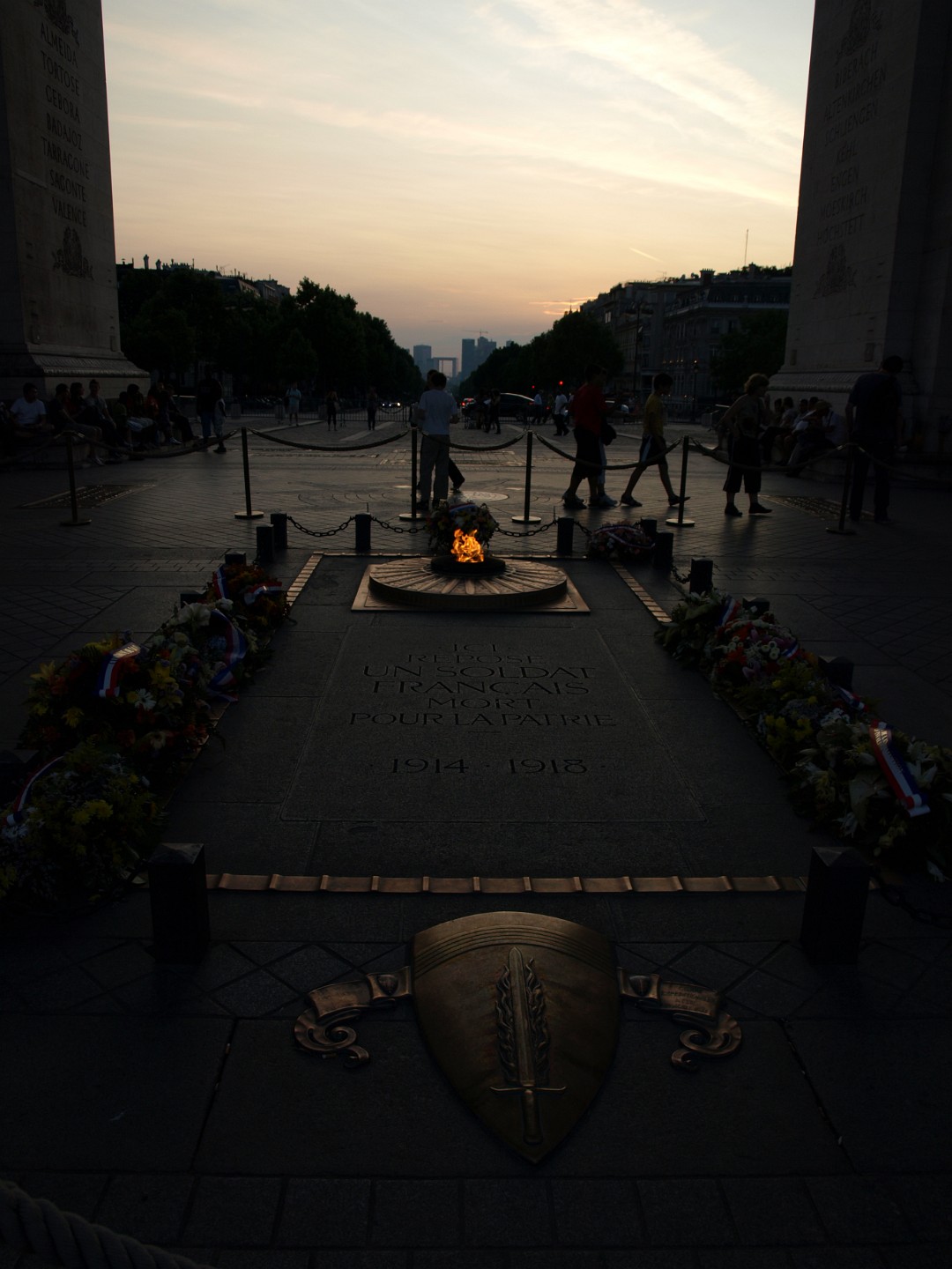 Tomb of the Unknown Soldier in the Light of the Setting Sun
